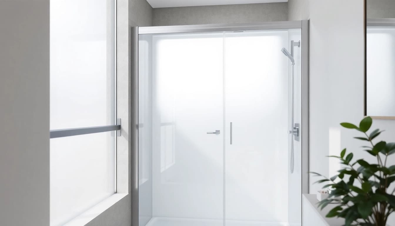 Der elegante sonni Duschkabine 90x90 in einem modernen Badezimmer, das zeitgenössisches Design zeigt.