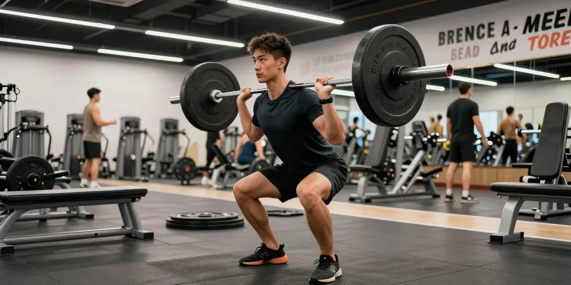 Akra Labs Steroid Shop - Athlet im Fitnessstudio hebt Gewichte für optimale Leistung.