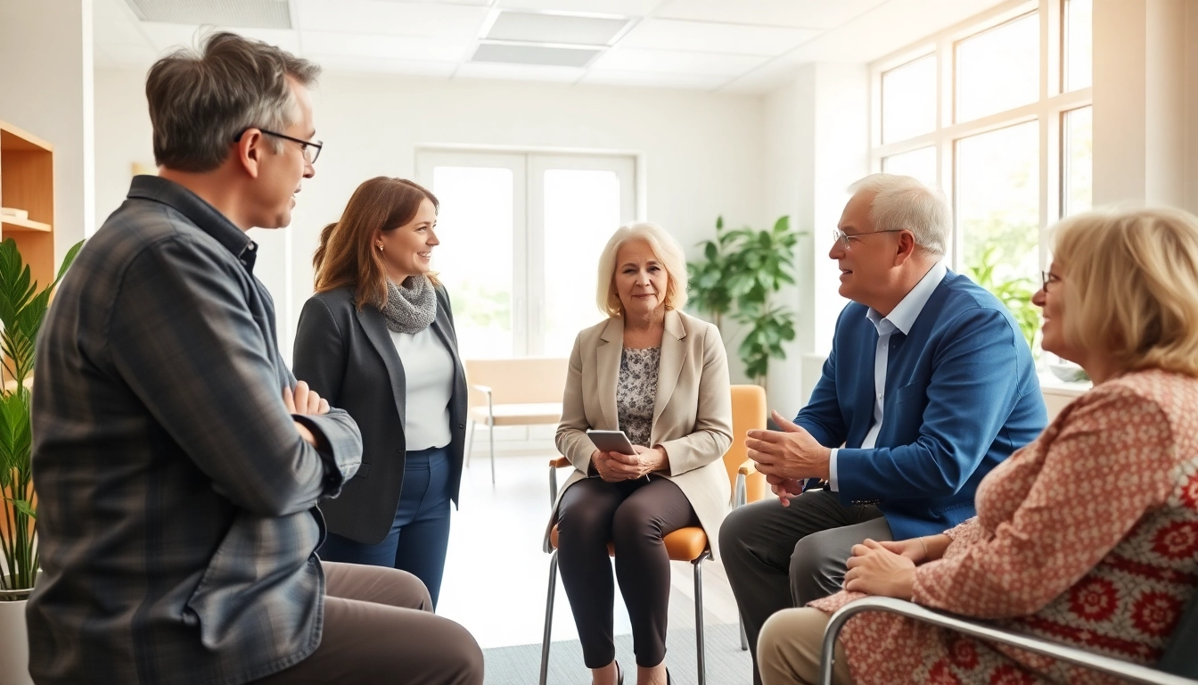 Consulting session for unternehmensberatung altenpflege showcasing a collaborative team in a bright office.