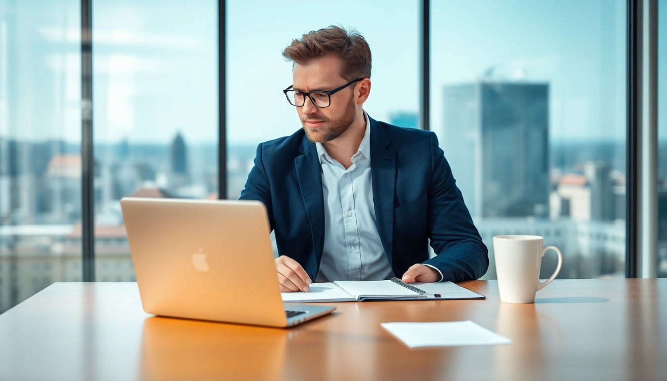 Headhunter Braunschweig im Bürogespräch mit Kandidaten, symbolisiert Erfolg und Professionalität.