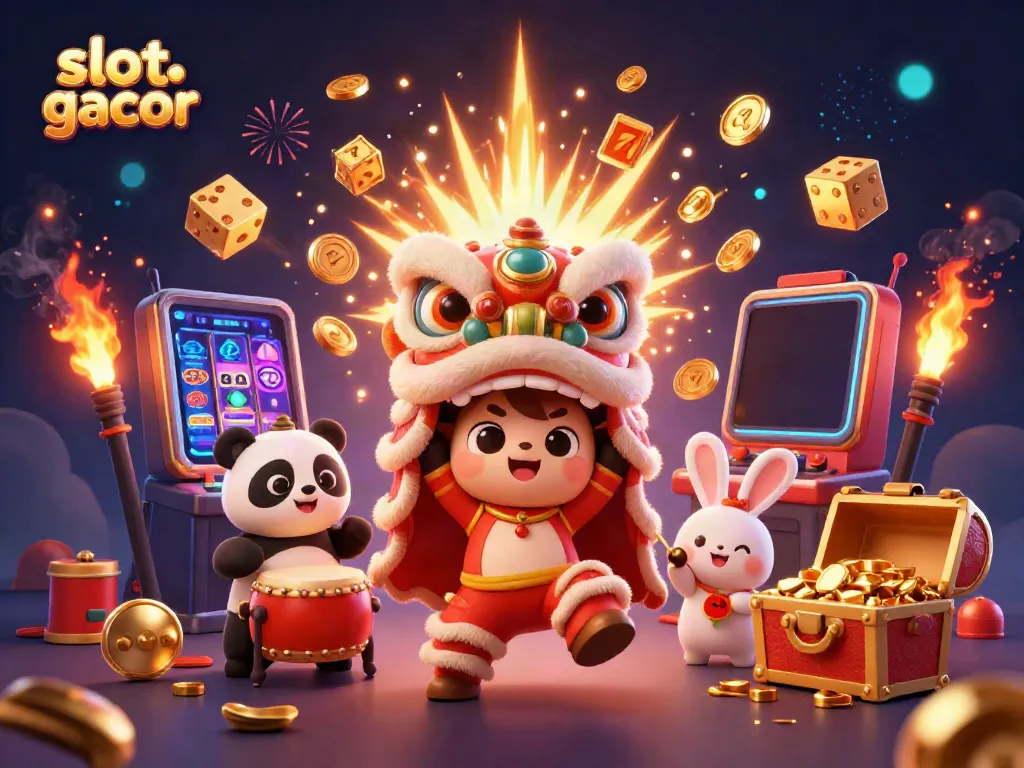 Experience lively slot gacor action with dancing characters and jackpot excitement.