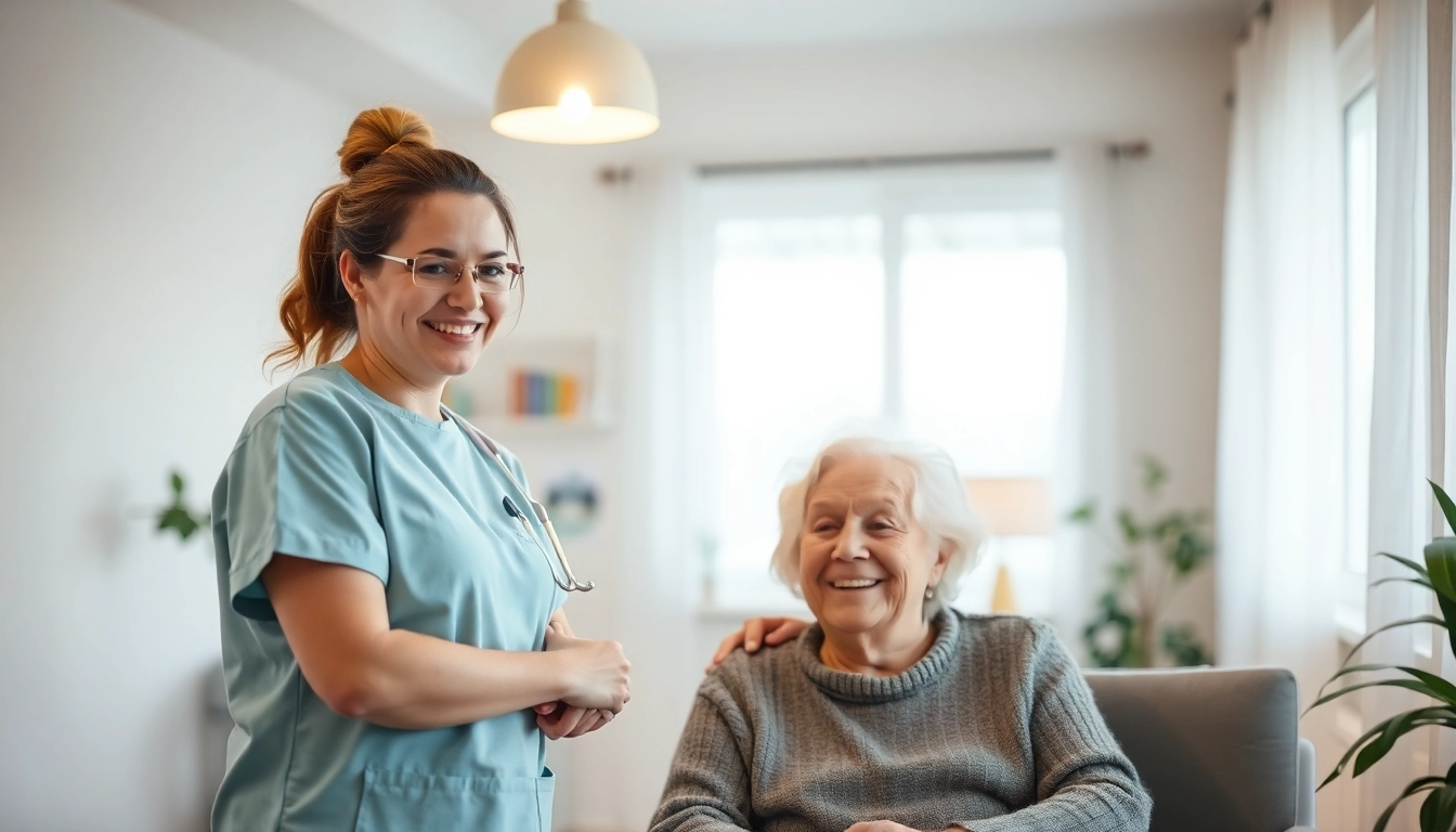 Professionelle Pflegekräfte des ambulanten Pflegedienstes Hameln unterstützen Patienten in ihrem Zuhause.