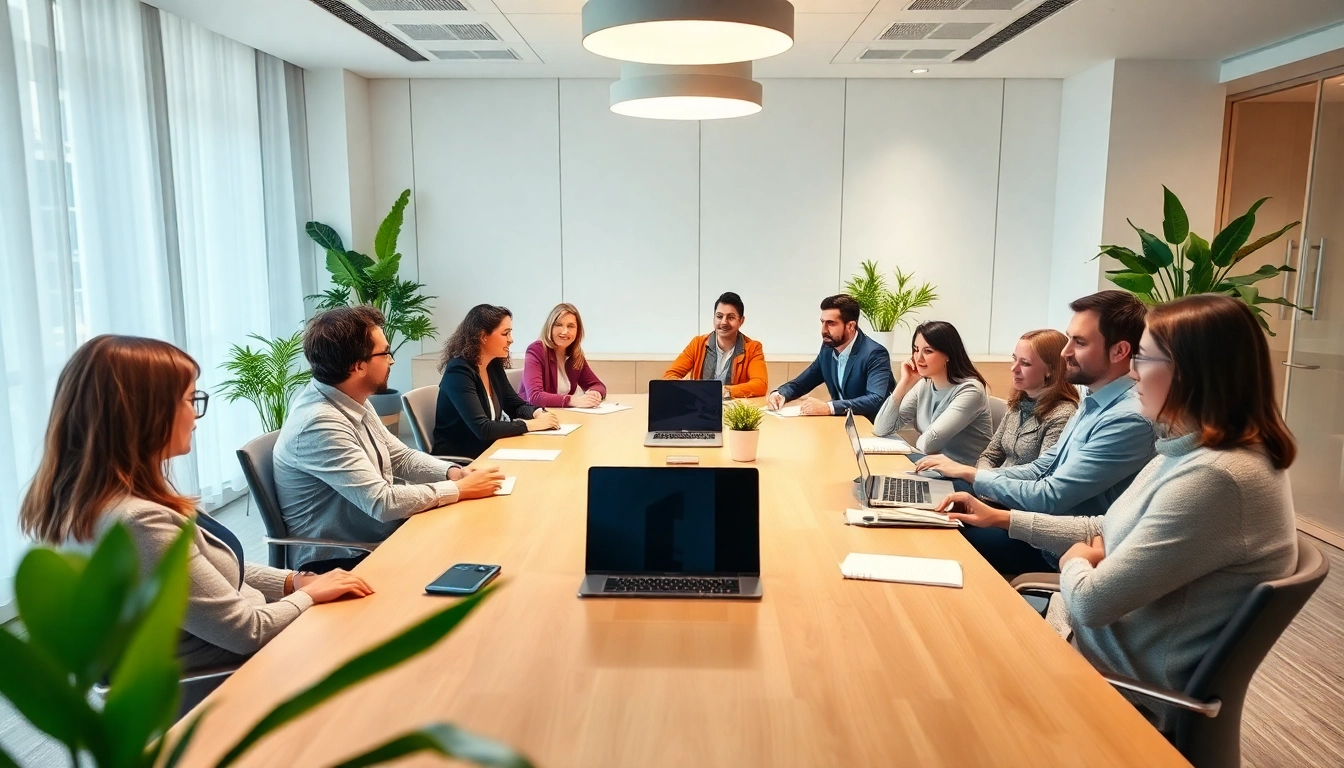 Professionelles Team im Büro, das für Headhunter Hagen Strategien entwickelt.