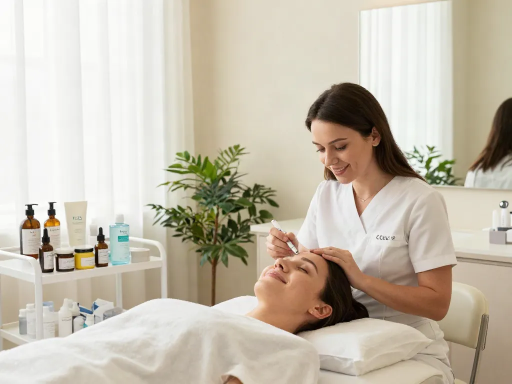 Augenringe entfernen mit CCeye® in einer freundlichen Beauty-Klinik.