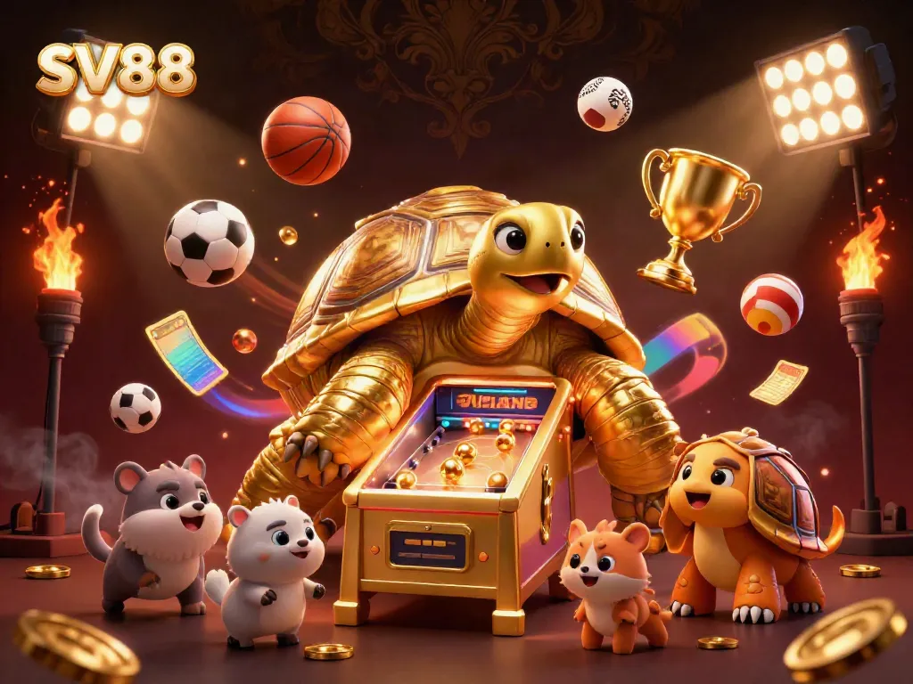 SV88 offers thrilling gaming experiences with dynamic sports elements and playful characters.