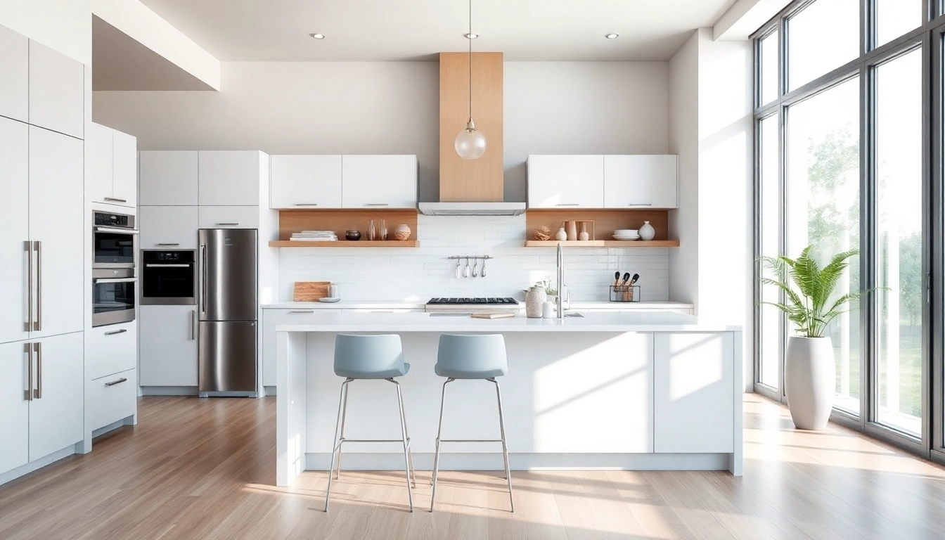 Revitalize your kitchen remodeling project with a modern, inviting design and natural lighting.