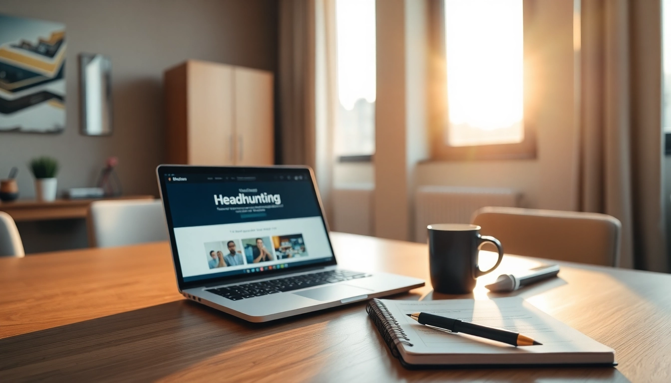 Professionals collaborating in a modern office representing Headhunter Mannheim recruitment services.
