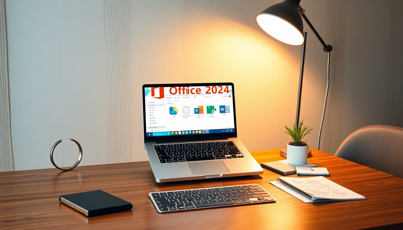Nutzen Sie die Microsoft Office 2024 Mac Version ohne Abo direkt aktivieren in einer stilvollen Arbeitsumgebung mit einem eleganten MacBook.