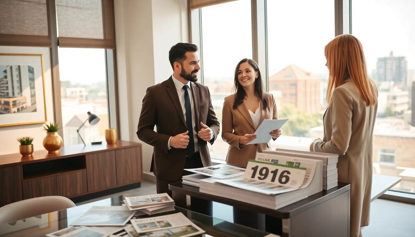 Immobilienmakler Frankfurt Ginnheim in einem modernen Büro, vermittelt Expertise und Vertrauen.