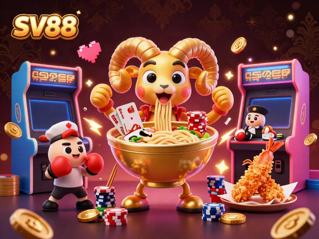 Experience exciting gameplay at SV88 with engaging characters, colorful gaming elements, and vivid energy.