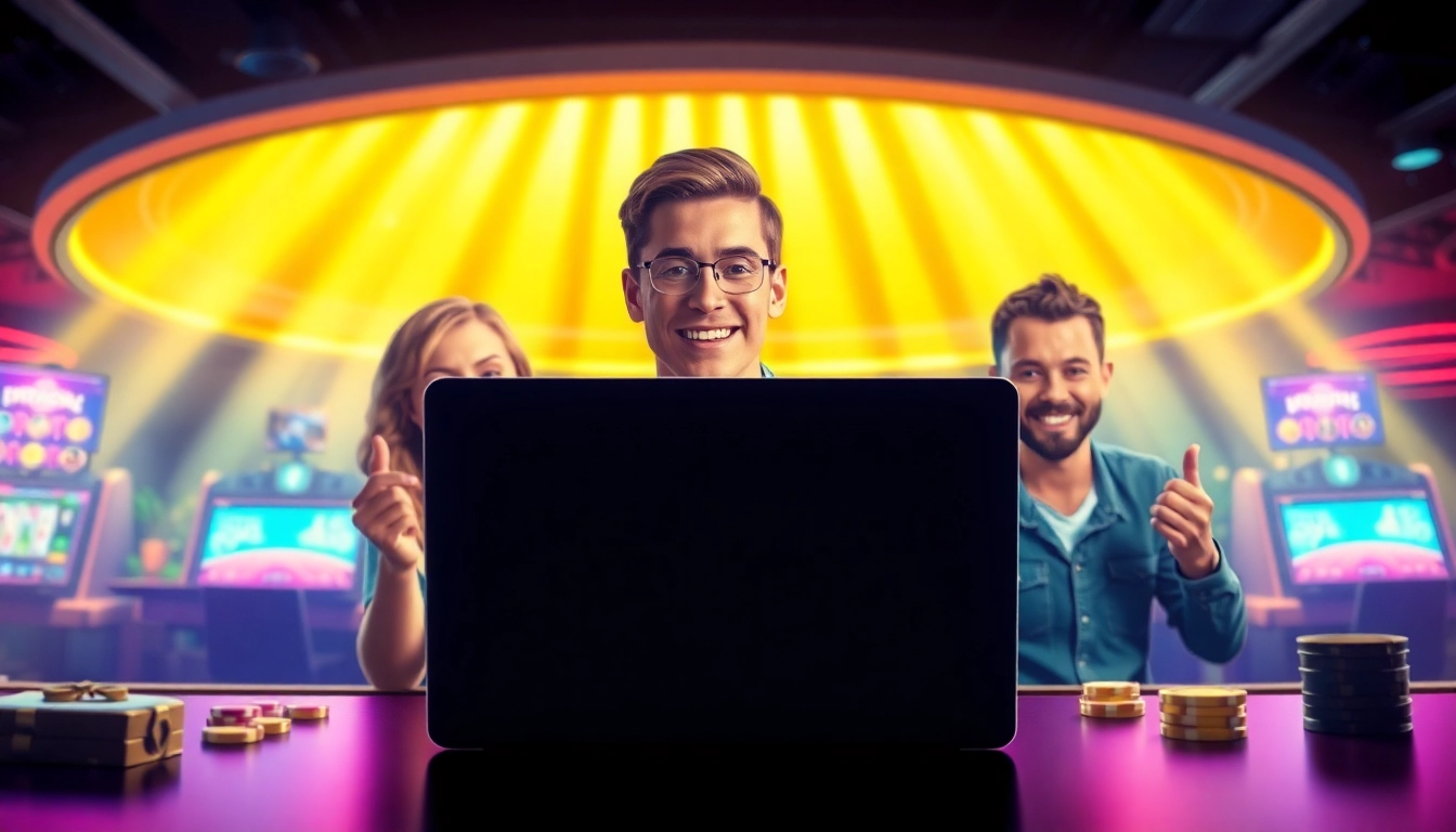 Spiele im casino ohne anmeldung auf einem Laptop in ansprechender digitaler Umgebung