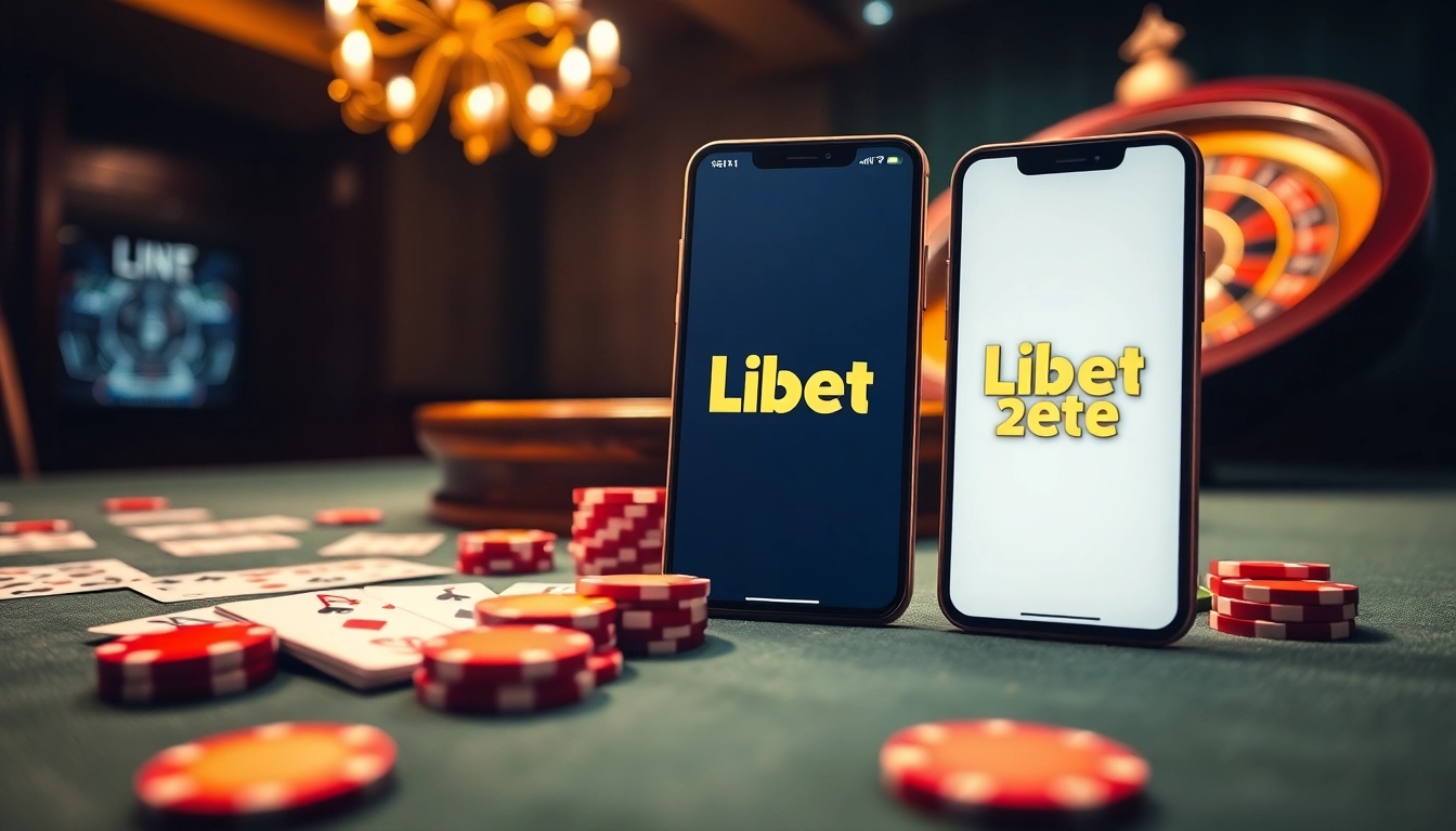 Engaging gambling scene showcasing link 12bet on a smartphone with cards and chips.