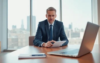 Headhunter Schweiz berät professionell einen Kandidaten in einem modernen Büro.