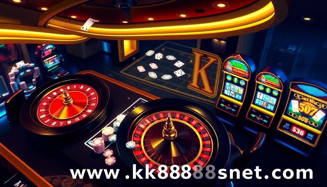 Navigating online gambling excitement at https://nk88net.com/ with vibrant casino games and engaging visuals.
