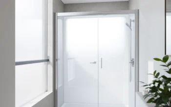 Der elegante sonni Duschkabine 90x90 in einem modernen Badezimmer, das zeitgenössisches Design zeigt.