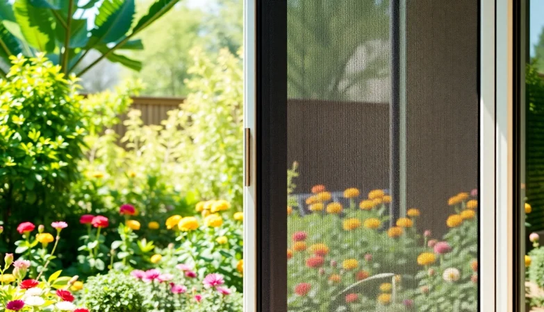 Verwenden Sie dieses insektenschutz terrassentür, um Ihren Raum vor Insekten zu schützen.