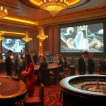 Exciting gambling scene with Truyên ma themes enhancing the casino atmosphere.