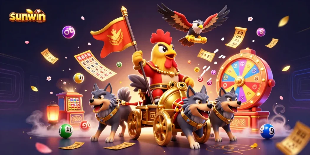 Engage with sunwin's thrilling lottery atmosphere filled with joyful elements and rich details.
