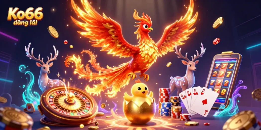 Engage with KO66 đăng nhập for an exciting online gambling experience featuring vibrant casino elements.